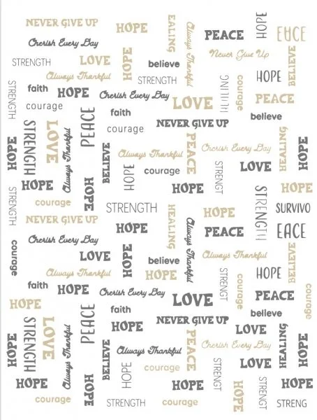 Nagelsticker - Aufkleber selbstklebend - Nail Sticker - gold schwarz Wörter